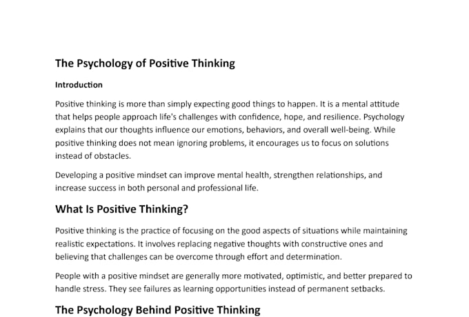 write psychology and human behaviour articles